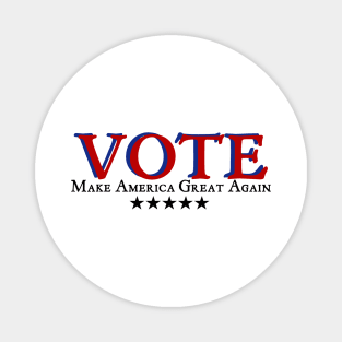 Vote Make America Great Again Red/Blue Magnet